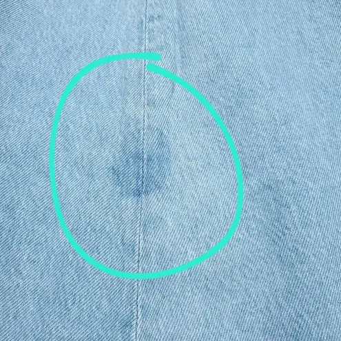 READ Mother Snacks Sugar Cone Maxi Skirt Sweet & Sour Size 26 Light Wash Blue