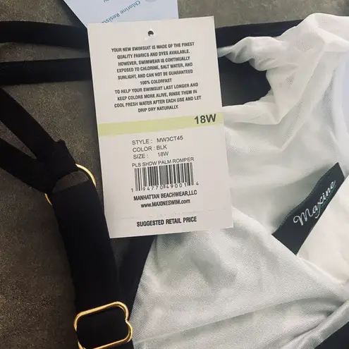 Maxine of Hollywood 2023 MAXINE SHADOW PALMS ROMPER ONE PIECE - MW3CT45