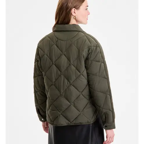 BCBG Women's Cropped Diamond Quilted A