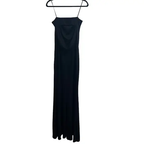 Katie May NEW NWT Mary Kate Strapless Drape Back Gown Black