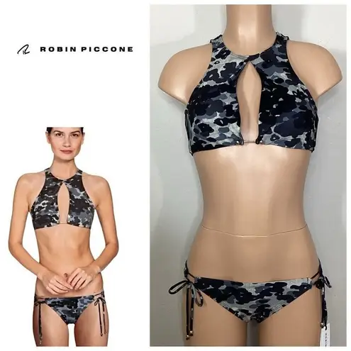 Robin Piccone New. camouflage bikini set. M-top/S-bottom. Retails. $189