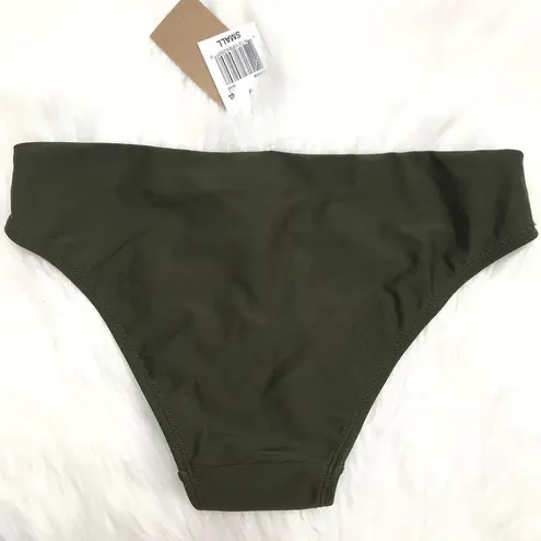 Rachel Roy Bikini Bottom Olive Green Rose Gold V