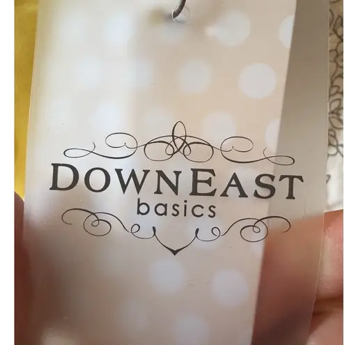 Downeast Partly Cloudy Poncho Cape Jacket Yellow Lemon Zest Double Breasted Size Large