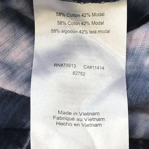 A pea in the pod Maternity Tie Dye Sleeveless Tee XS NWT Blue Pink Summer