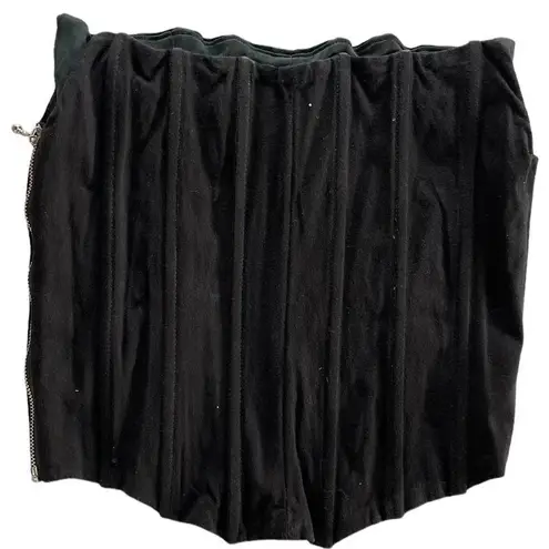 Boys Lie Boys Lie Corset Top Womens X Large Black Boned Bodice Strapless Paneled Zipper