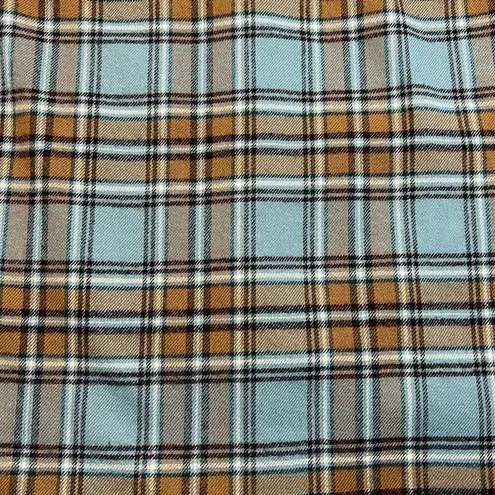 Norton Mcnaughton Petites Western Plaid Flannel Button Up Shirt Jacket Size PL