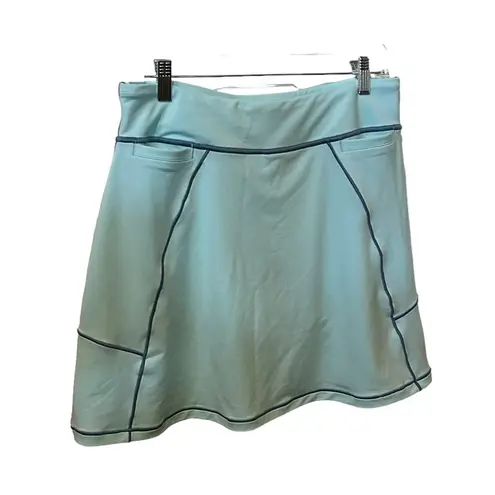 Peter Millar  Aqua Blue Golf/Tennis Athletic Stretchy Pullon Skort Size Medium.