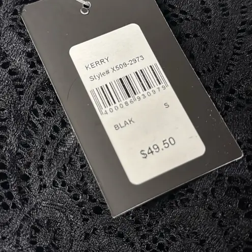 Frederick's of Hollywood Black Lace One Shoulder Cutout Bodysuit Sz Small Kerry