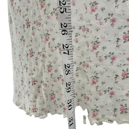 Ralph Lauren LAUREN  Vintage Size Medium, Floral Nightgown Chemise Button Neck