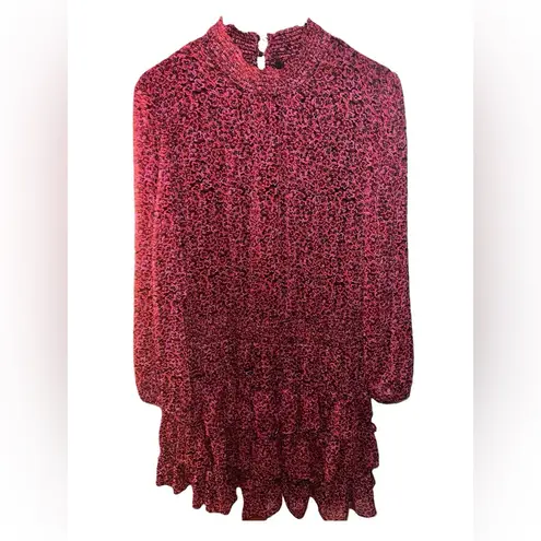 Sam and Jess Long Sleeve Floral Smock Neck a