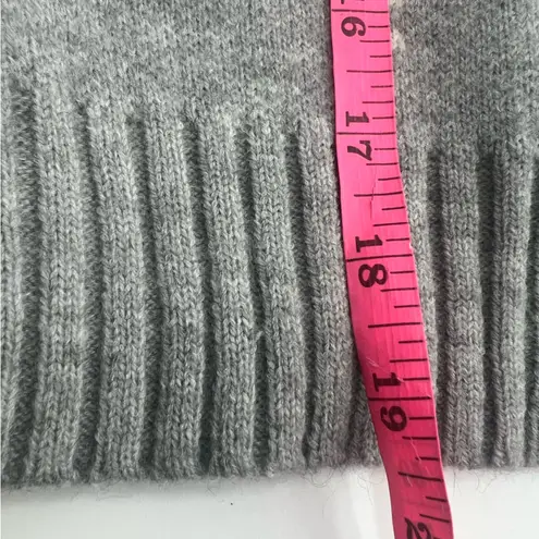 Jacquie the Label Georgia Contrast Collar Cardigan Gray Size XS