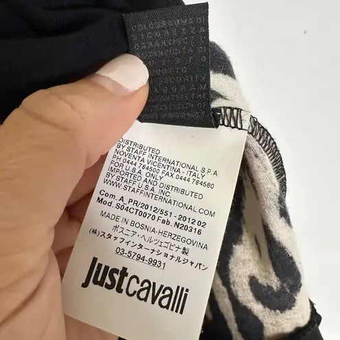 Just Cavalli Leopard Cheetah Animal Print Dress