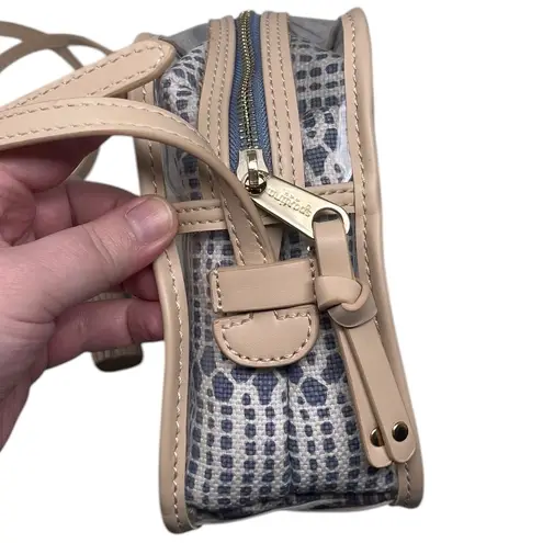 Spartina 449 Clear Stadium Crossbody Bag With Blue Cane Bag Zip Insert