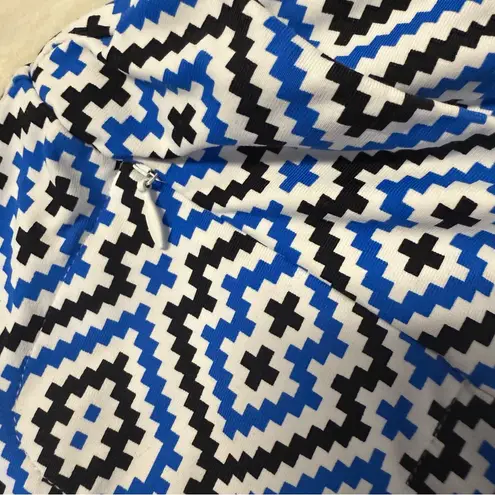 J. McLaughlin Wide Leg Pants – Geometric Print – Size XL