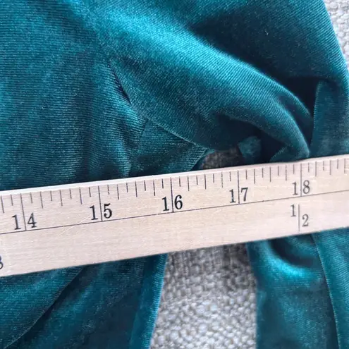 Green Velevet Corsette Top M Milkmaid Renaissance Princess Fairy Lady Goblincore Size M