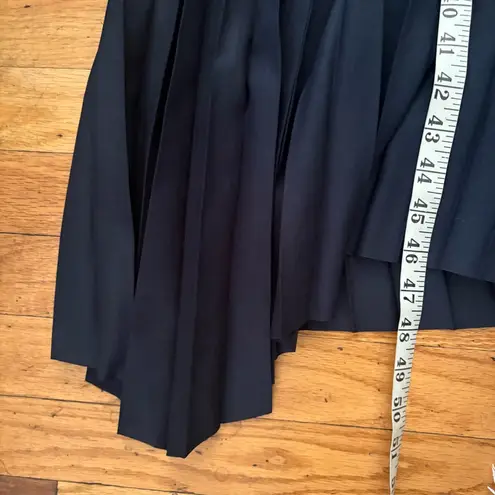 Reiss Navy Pleated MIDI Dress Size small