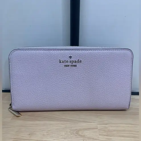 Kate Spade  Leila triple compartment satchel & matching wallet - soft lilac -NWT