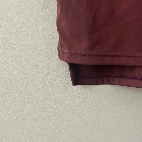 Buffbunny Fall Freely Short Sleeve Burgundy Athletic Dress Sz S