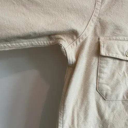 L.L.Bean  Vintage Plain Flannel Button Down Shirt - Image 3