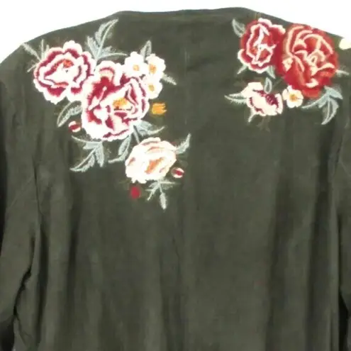 Johnny Was Rogon embroidered suede leather jacket NWT (oversized)