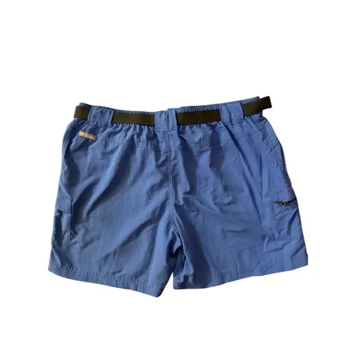L.L. Bean Women's Blue Shorts M Adjustable Belt Size M