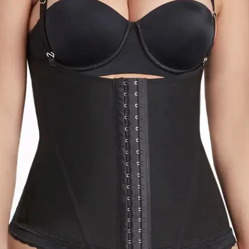 NWT Curveez Open Bust Vest for Women Sculpting size XL Black