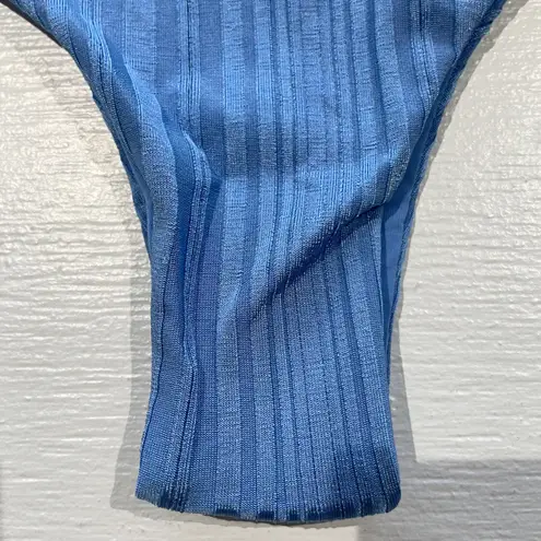 Tavik New Slinky Rib Minimal Bikini Bottom Ali Mini Sea Blue