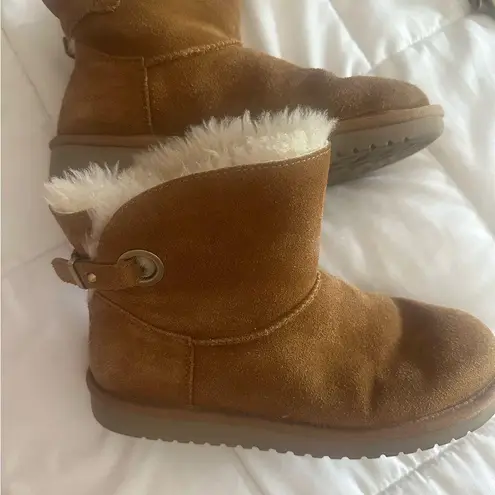Koolaburra by UGG Remley Ankle Boots Size 8 Tan