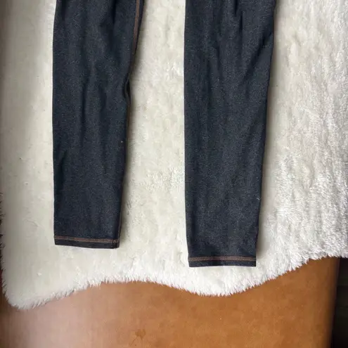 GapFit Leggings Charcoal Grey Full Length Athleisure Workout Pants Size XS Gray
