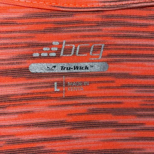 Bcg Tru-Wick Multicolor V-neck Top Size L