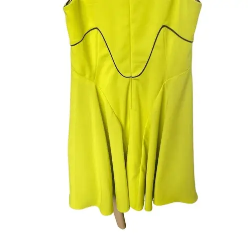 Just Cavalli Women's Yellow Fit & Flare Knee Length Dress Size 42