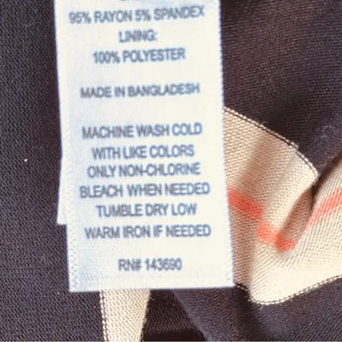 Larry Levine Striped Sheath Dress