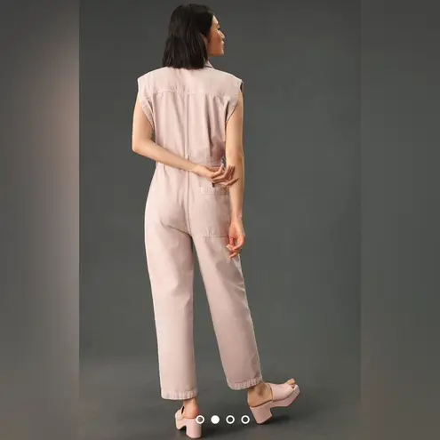 NEW Erica Sabina Carpenter Jumpsuit M Orchid Ice Purple Size M