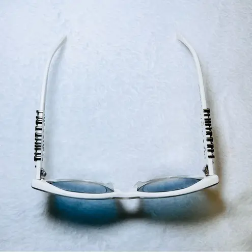 Moschino Mos 018/S Sunglasses White/ Blue Gradient Lense