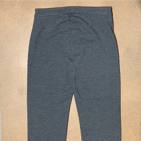 PINKO Sweat Trousers Melange Flare Cuffs in Grey, Made in Italy,Size 38 IT (2US)