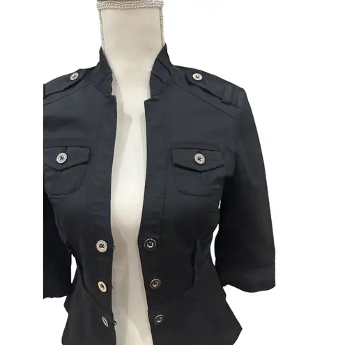 White House | Black Market  WHBM Black Blazer Jacket Size 0