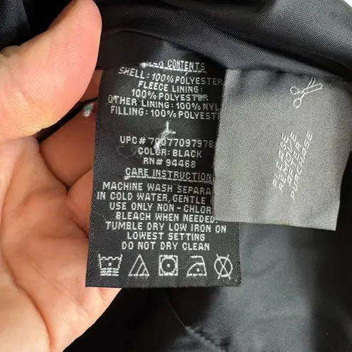 Braetan Black Quilted Lined Full Zip Collared Lightweight Jacket Pockets Size L Size L