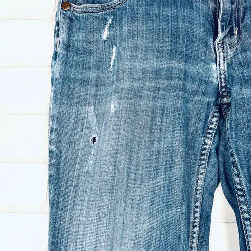 Arizona Jeans Arizona Jean Co Womens Jeans Size 7/9 Long Favorite Bootcut Distressed Denim