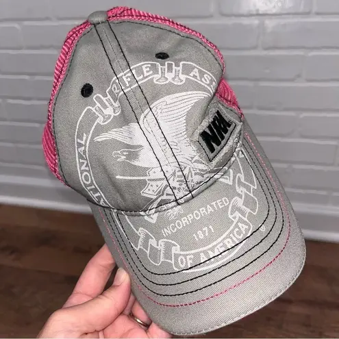 NWOT NRA Officially Licensed Cap, Baseball Hat with Logo, One Size HTF Pink