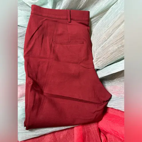 Universal Standard  Deep Red Chinos