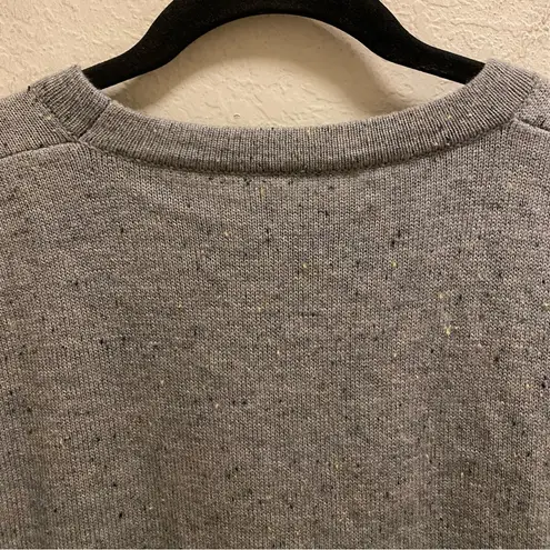 Lululemon  Grey Speckled Merino Wool Yogi Crew Sweater Size 8