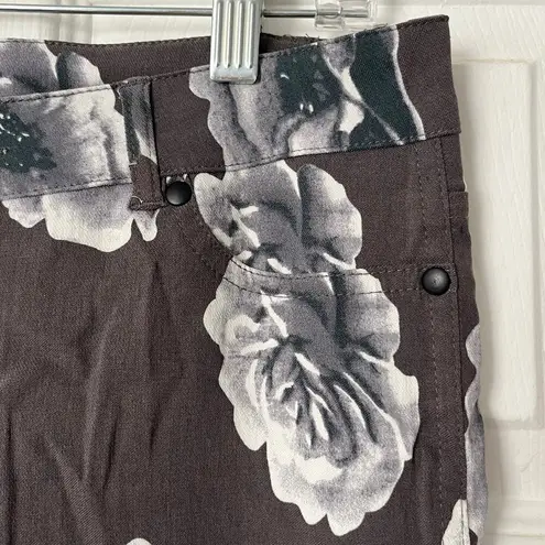 Jules & Leopold Casual Rose Print Skinny Pants - Size S