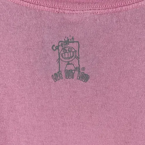 LIVE OUT LOUD Y2K Pink Good Sister Or The Evil One Short Sleeve Graphic Tee