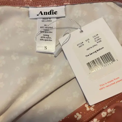 ANDIE Swim The Sarong Bottom Cover-up in Ditsy Floral Rose Size S