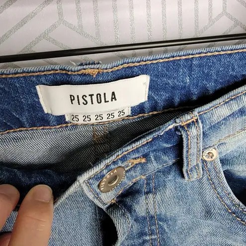 Pistola Devin High Rise MomCuff Shorts Sz 25