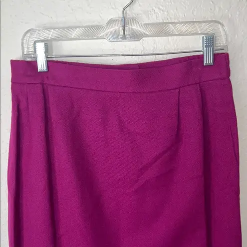 Vintage Merino Wool Skirt Suit Set Jacket and Skirt Size 14