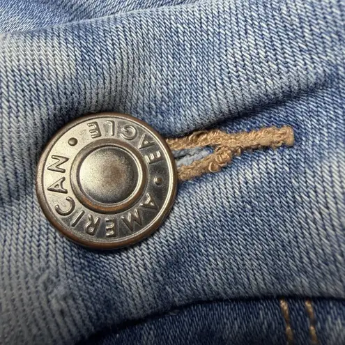 American Eagle  Jeans Womens Curvy High Rise Jegging 4R Light Wash Forever Soft