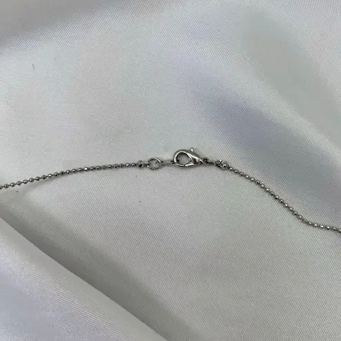 Dainty Silver Toned Rhinestone Starfish Pendant Necklace Mermaid Coquette Glam