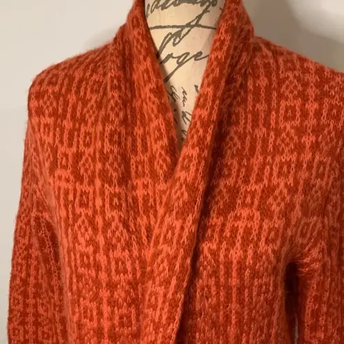 Wooden Ships mohair wool blend open front cardigan sweater M/L