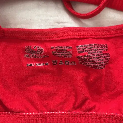 Fruit of the Loom Never Worn: Red Bralette